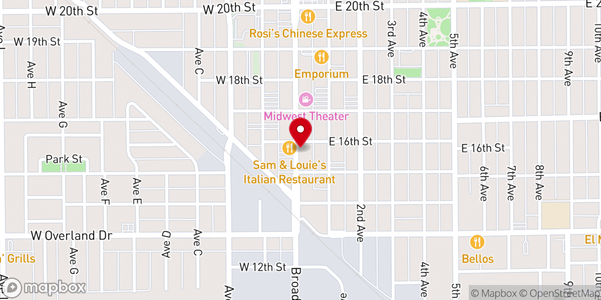 Map showing location of United Way of Western Nebraska