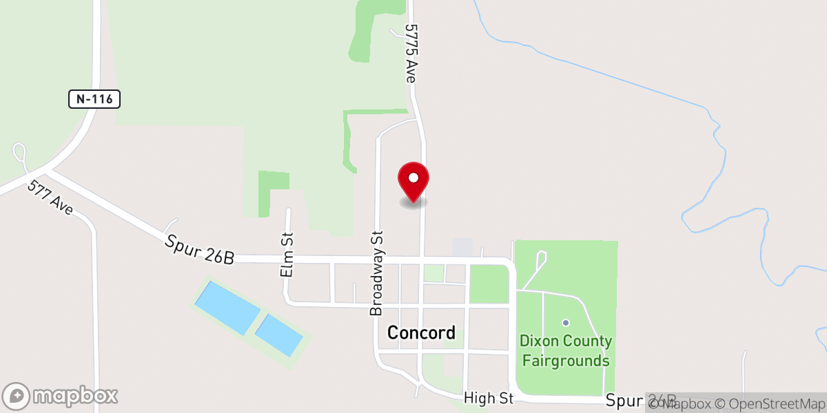 Map showing location of Concordia Lutheran Church Prsng