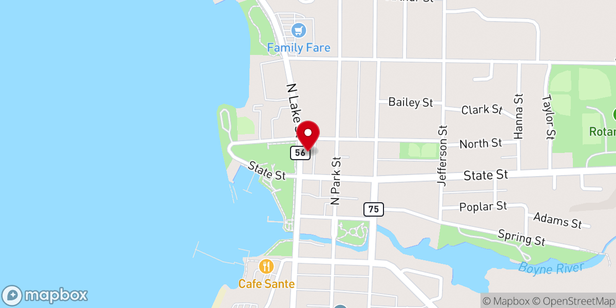 Map showing location of Genesis Church