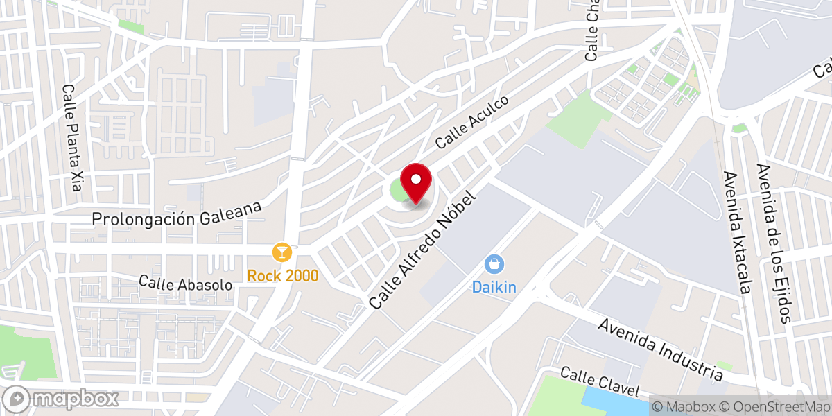 Map showing location of Parroquia Nuestra Señora de la Merced