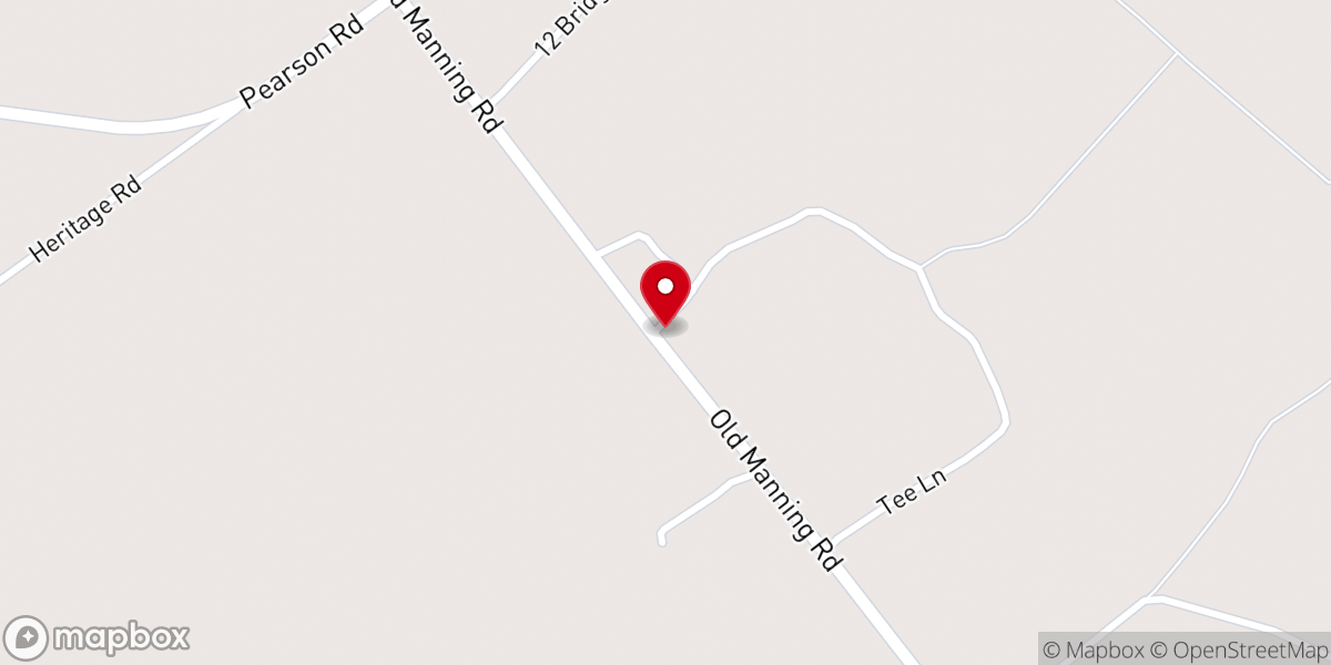 Map showing location of Pearson Church