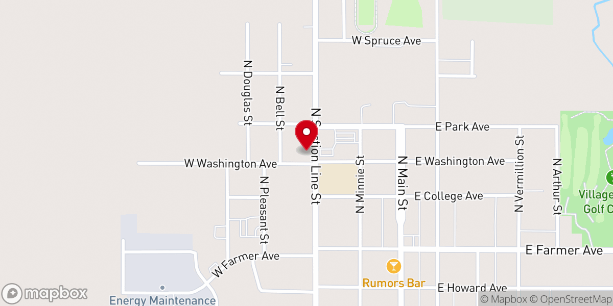 Map showing location of St Agatha's Rectory