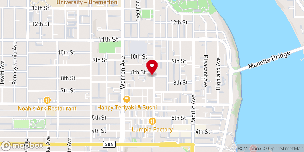 Map showing location of Emmanuel Apostolic Church