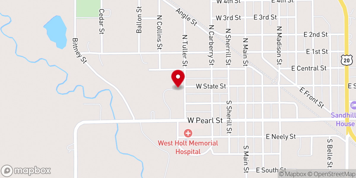 Map showing location of Saint Josephs Catholic Church