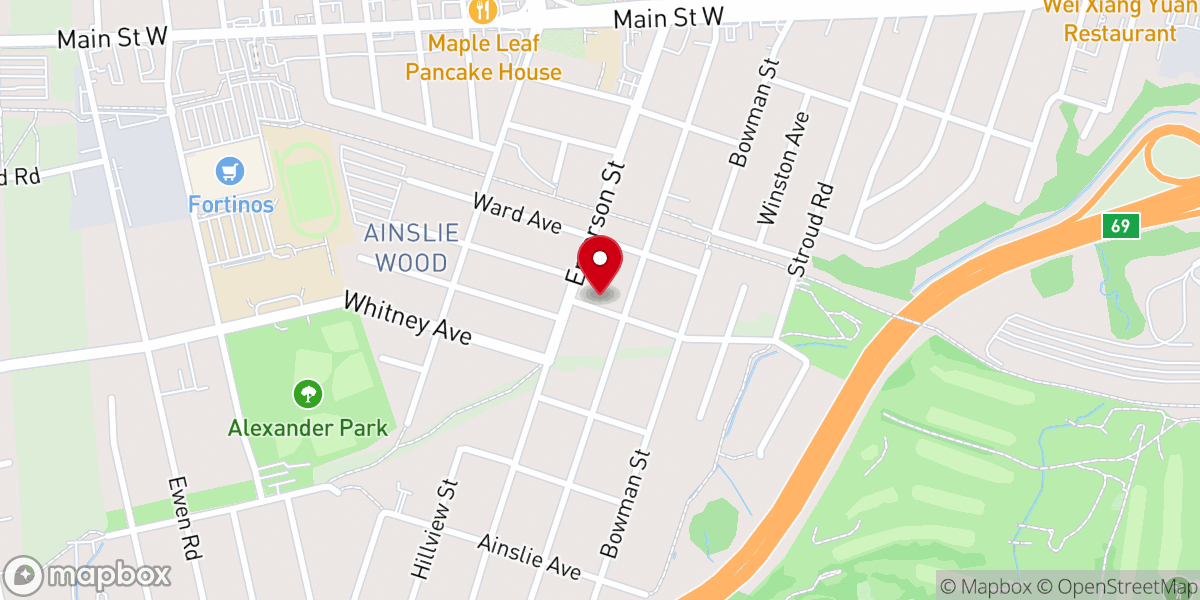 Map showing location of LIFT Church