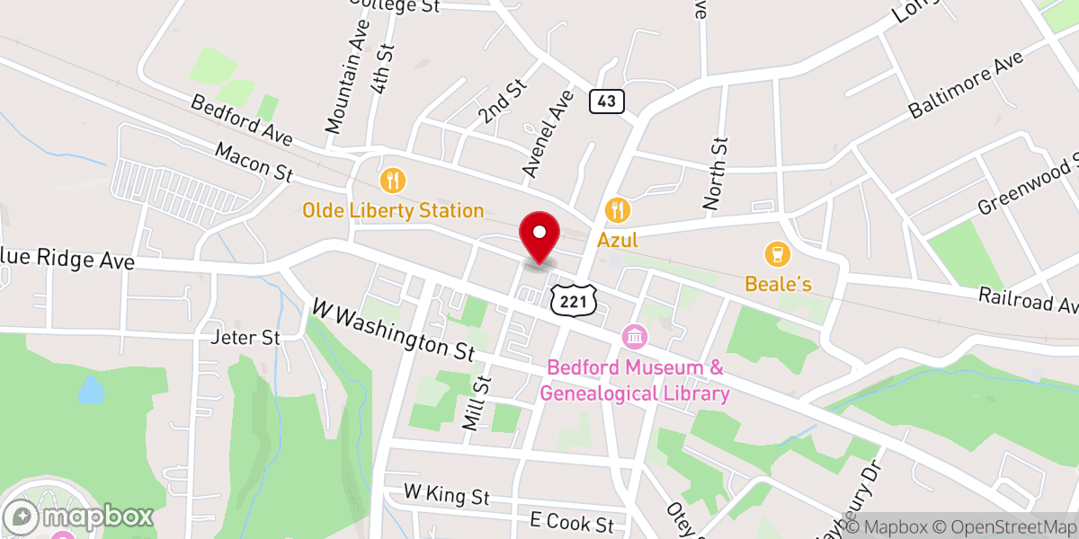 Map showing location of Faith Fellowship-Assembly of God