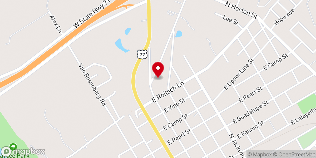 Map showing location of Crosspoint Community Church