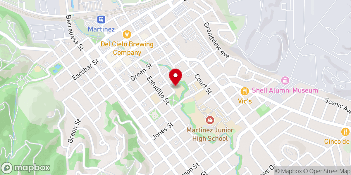 Map showing location of Saint Catherine of Siena Parish Office