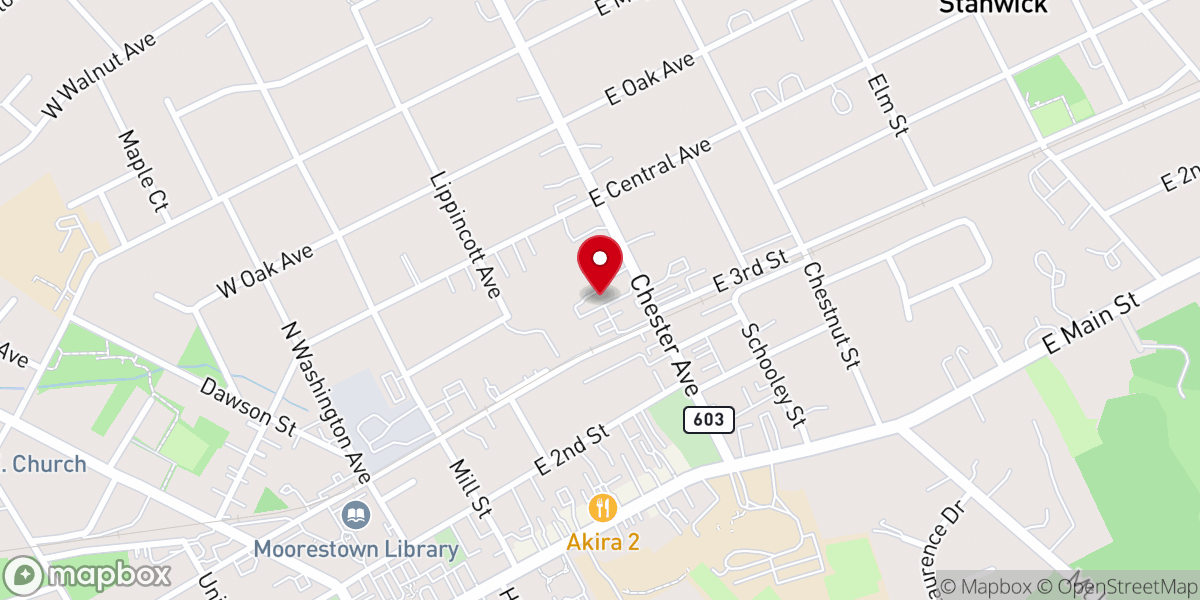Map showing location of Center For Conscious Living