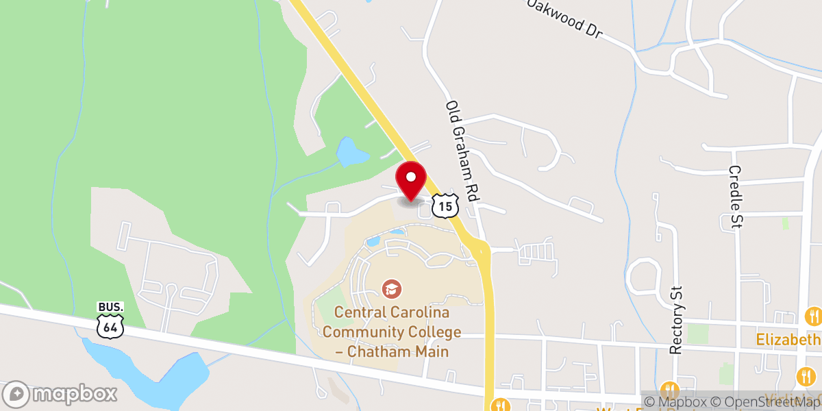 Map showing location of New Freedom Missionary Baptist Church