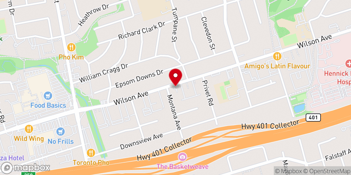 Map showing location of Christian Congregation