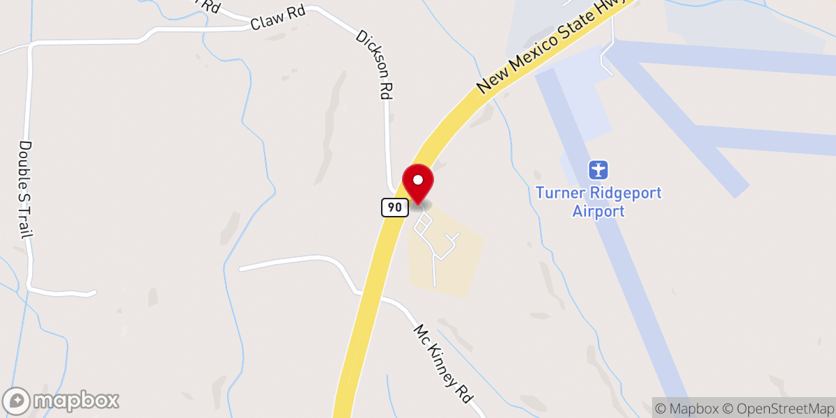 Map showing location of Calvary Chapel of Silver City