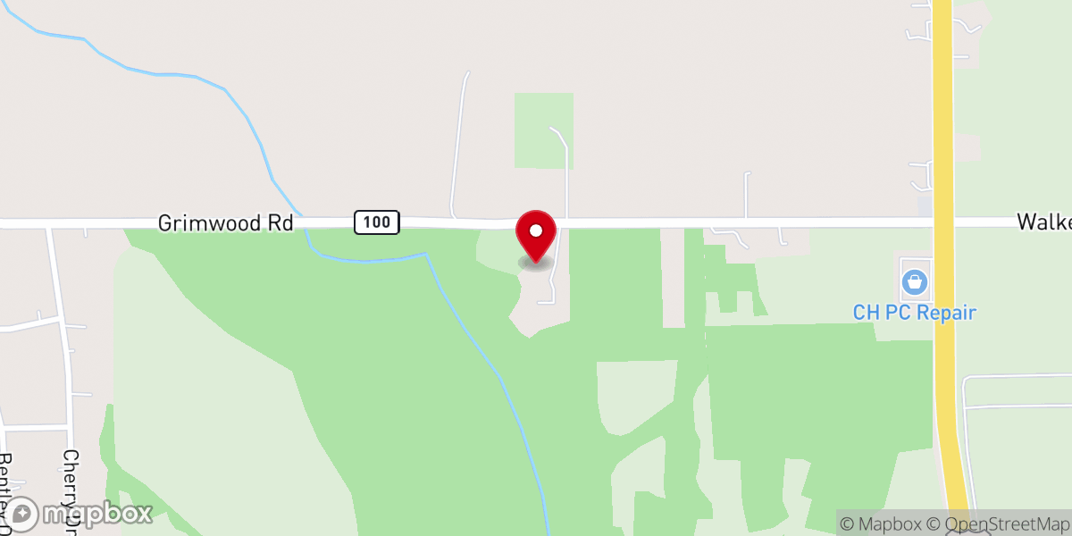 Map showing location of St Rebecca PB Church