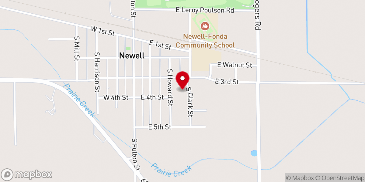 Map showing location of St Peters Lutheran Church