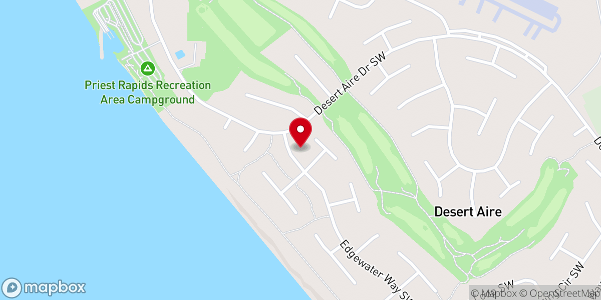Map showing location of Riverside Community Church
