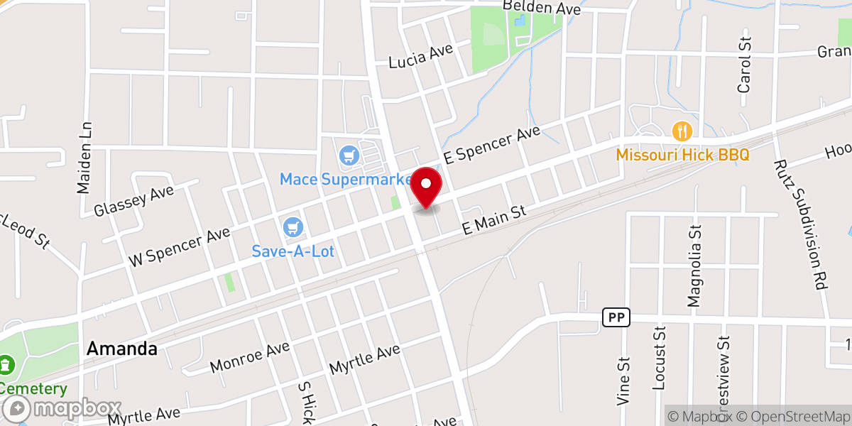 Map showing location of Geraldine and Norman Rubenstein Charitable Foundation