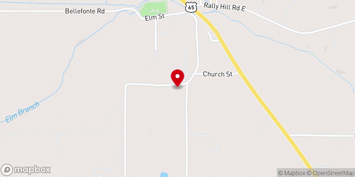 Map showing location of Valley Springs Fbc Food Pantry