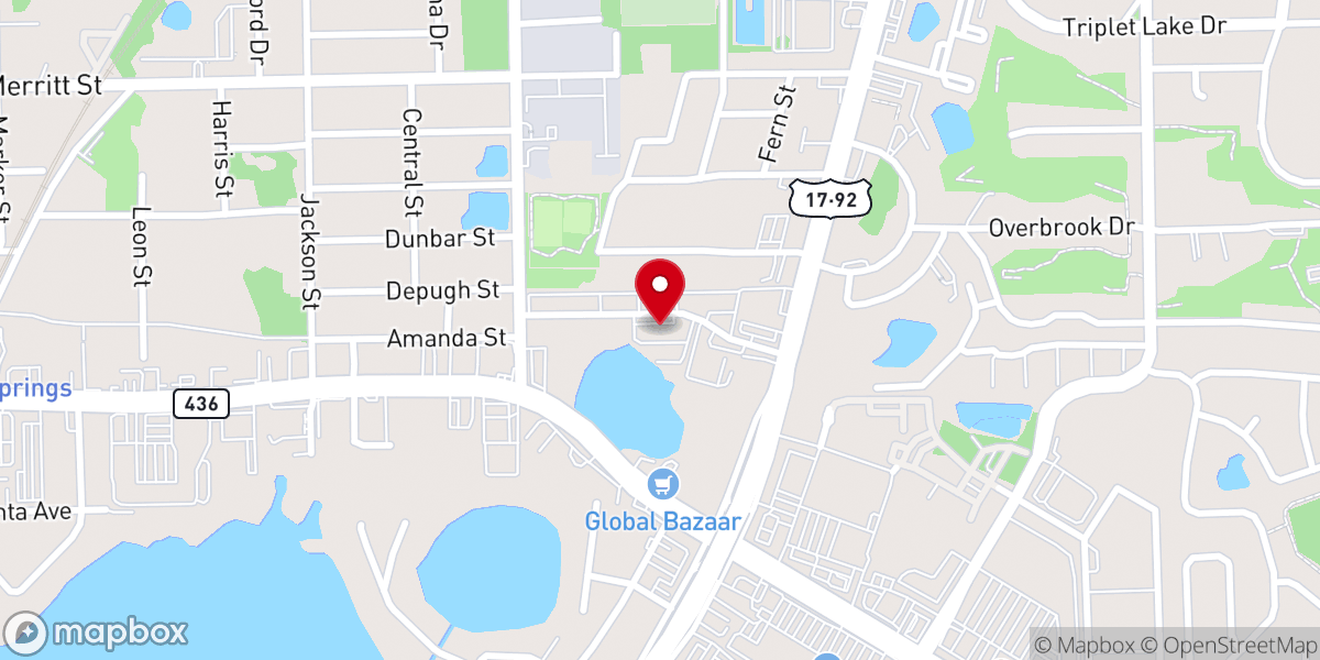 Map showing location of Rivers of Living Water Ministry