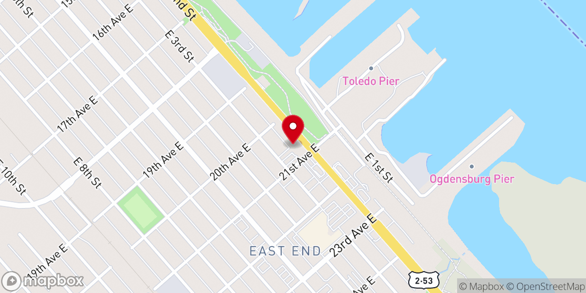 Map showing location of Zion Lutheran Church