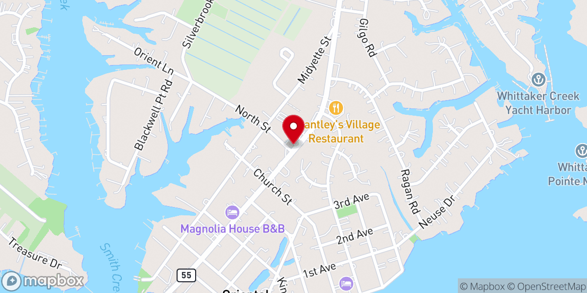 Map showing location of Chapel Creek Music