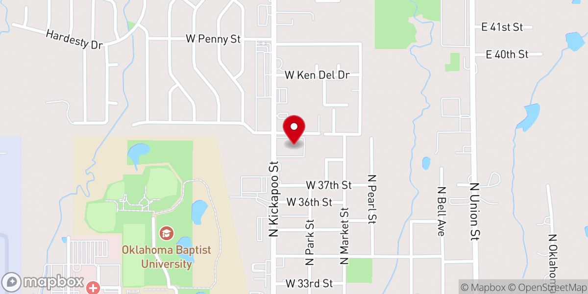 Map showing location of Living Word Church