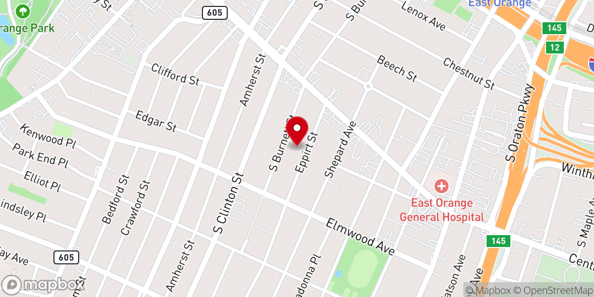 Map showing location of Divinity Missionary Baptist Church Inc
