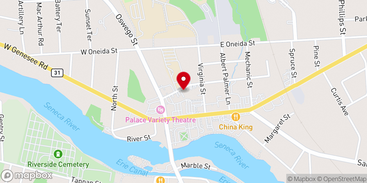 Map showing location of Word of Life Assembly of God