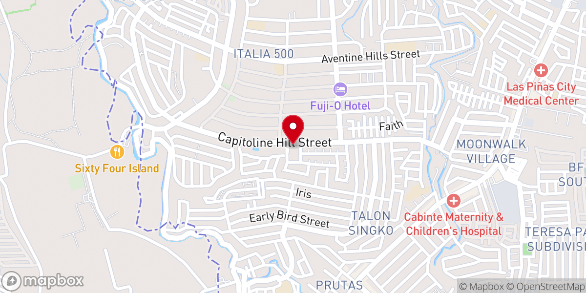 Map showing location of Mary Mother of the Church Parish
