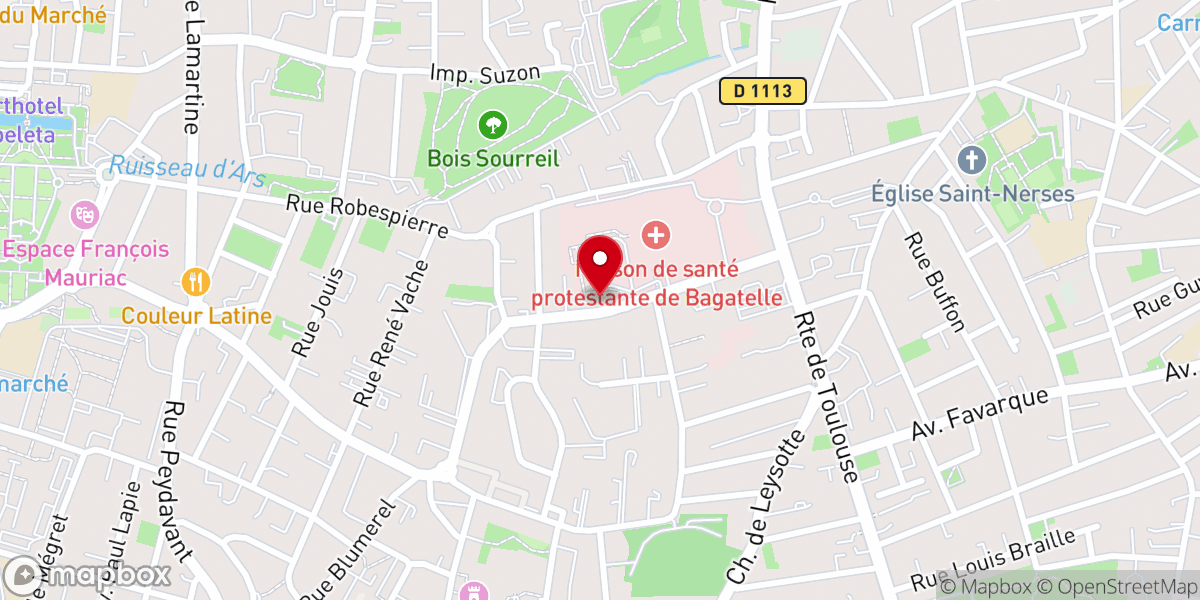 Map showing location of English Anglican Church
