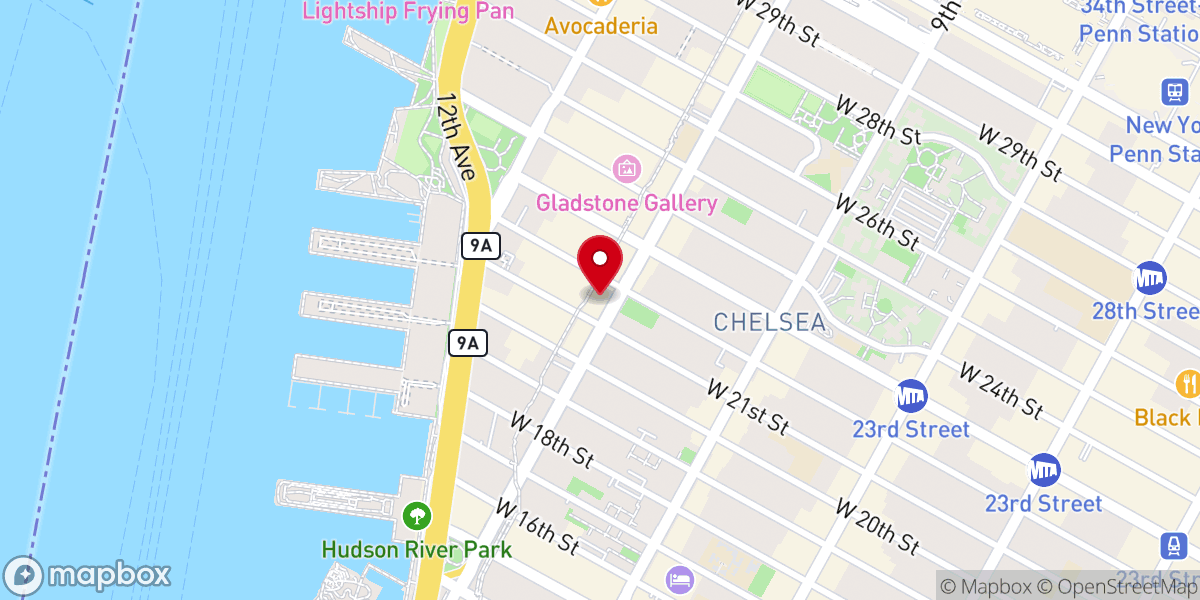 Map showing location of Church of the Guardian Angel