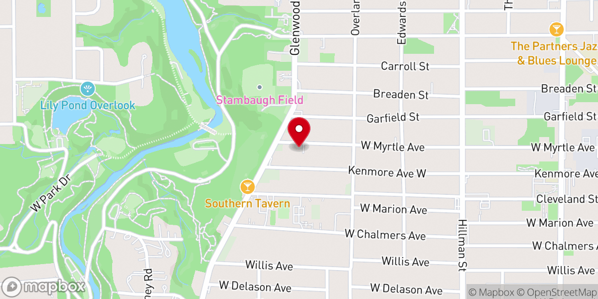 Map showing location of Temple Deliverance