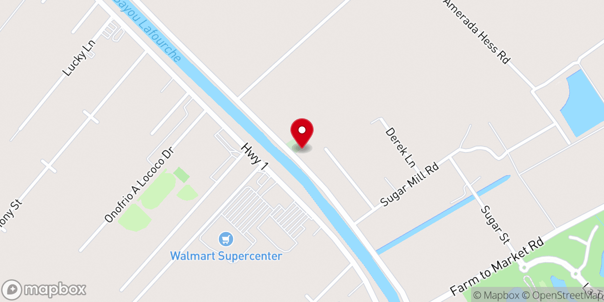 Map showing location of New St. Matthews Missionary Baptist Church Fellowship Hall