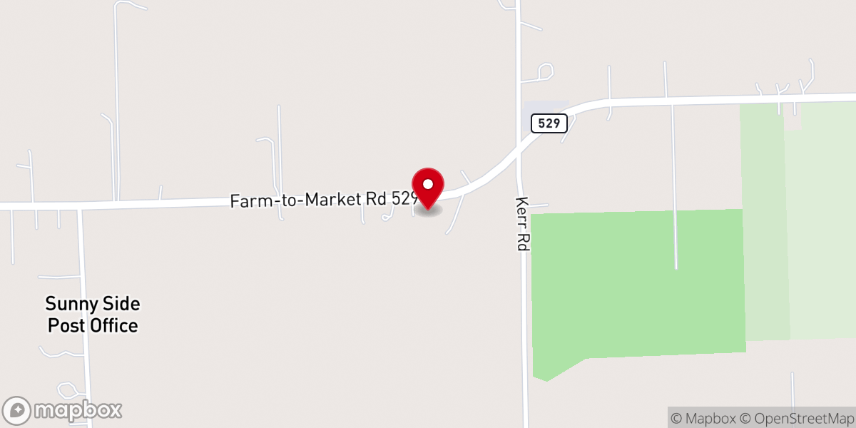 Map showing location of Rhema Christian Church