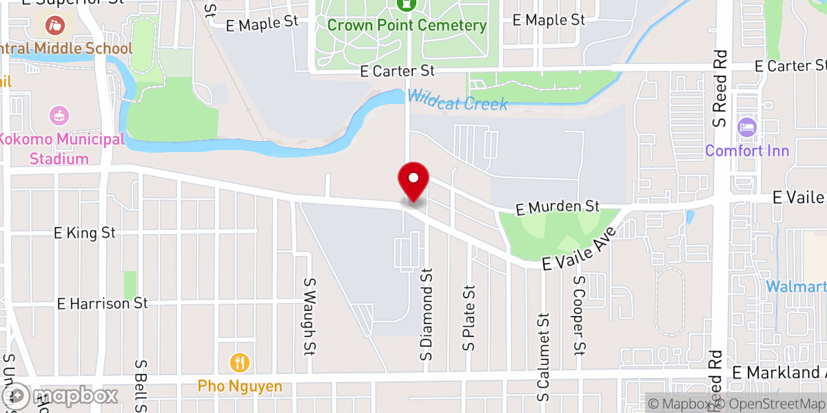 Map showing location of Horizon Church