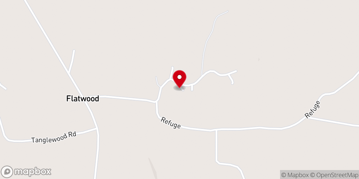 Map showing location of House of Prayer Church