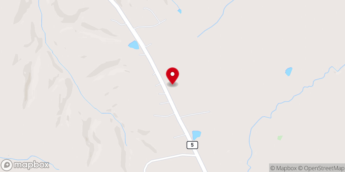 Map showing location of Cross Roads Gospel Church