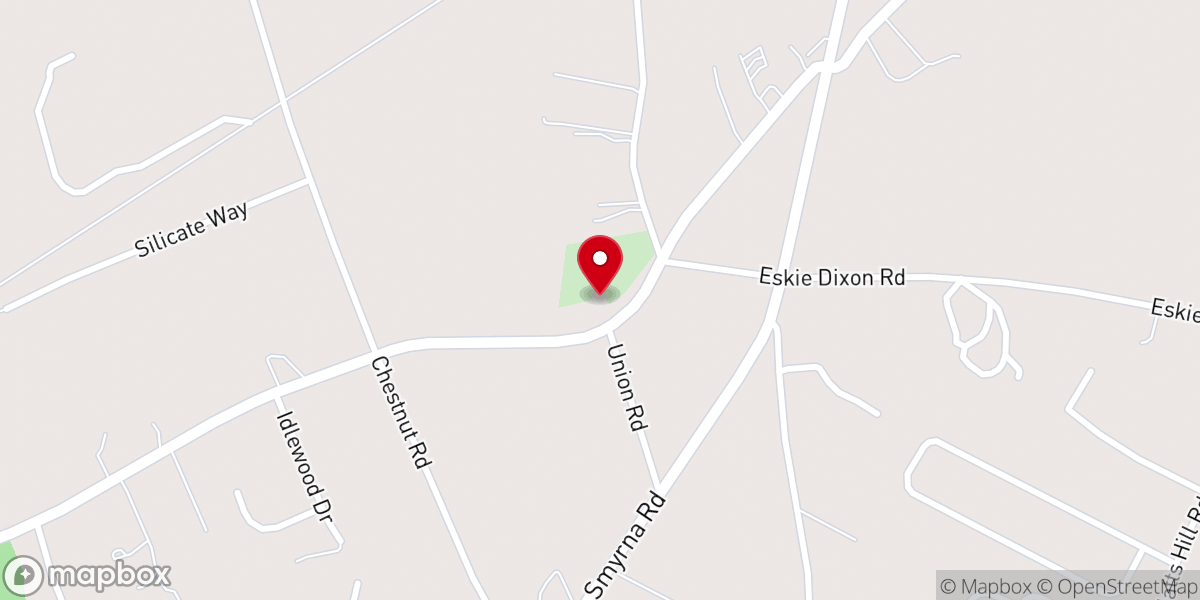 Map showing location of Union Baptist Church-Elgin
