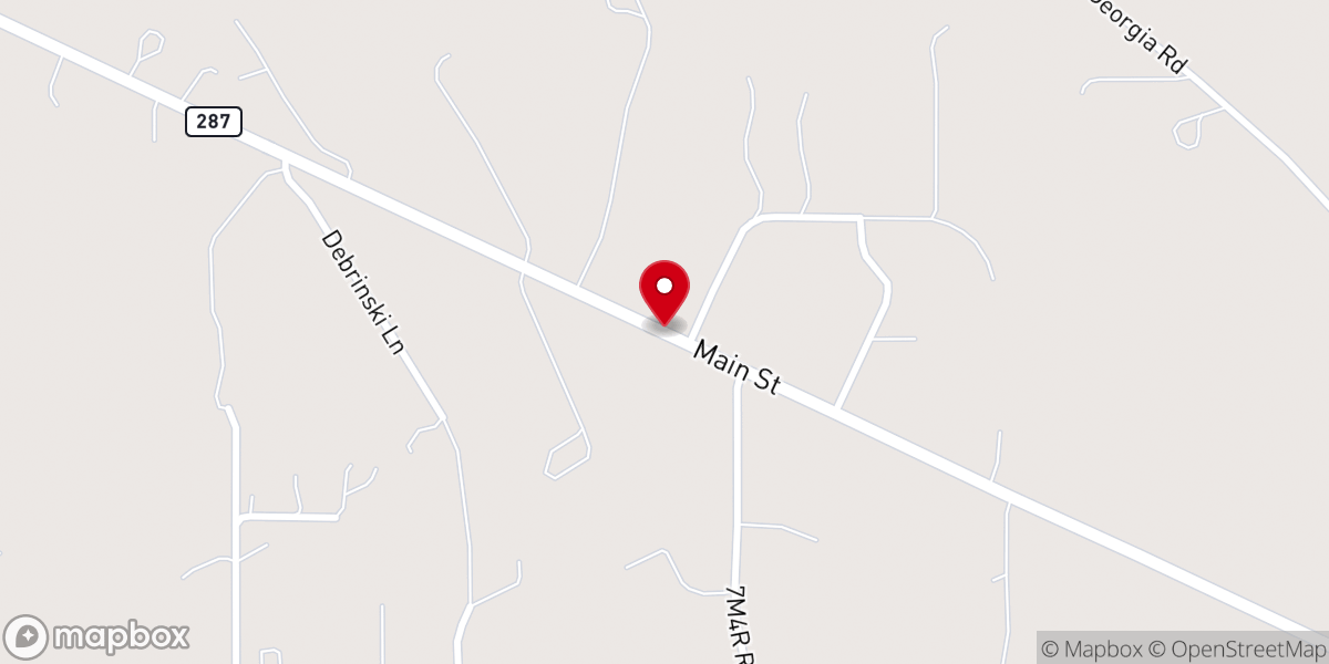 Map showing location of Dayspring Misson Church