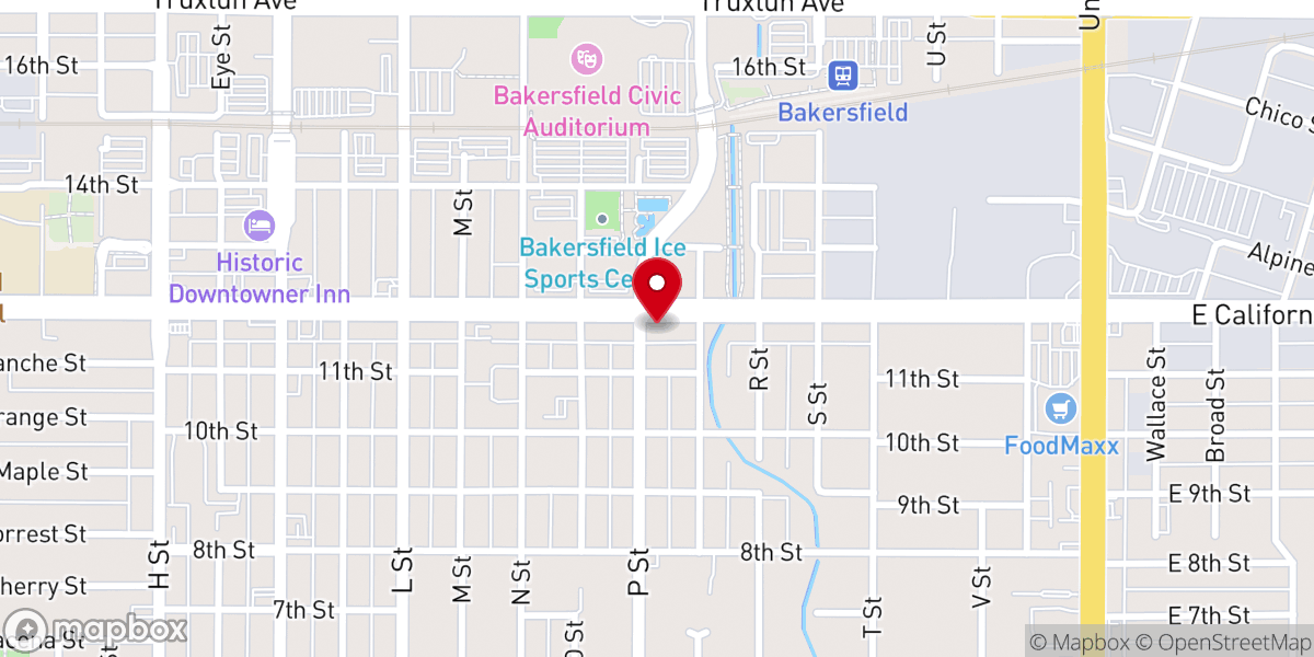 Map showing location of Trinity Temple Church of God in Christ