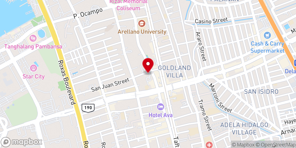 Map showing location of North Philippine Union Conference of the Seventh-day Adventists