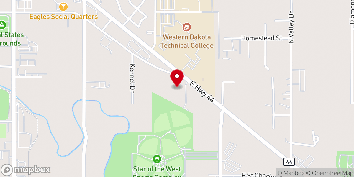 Map showing location of Journey Church Assemblies of God