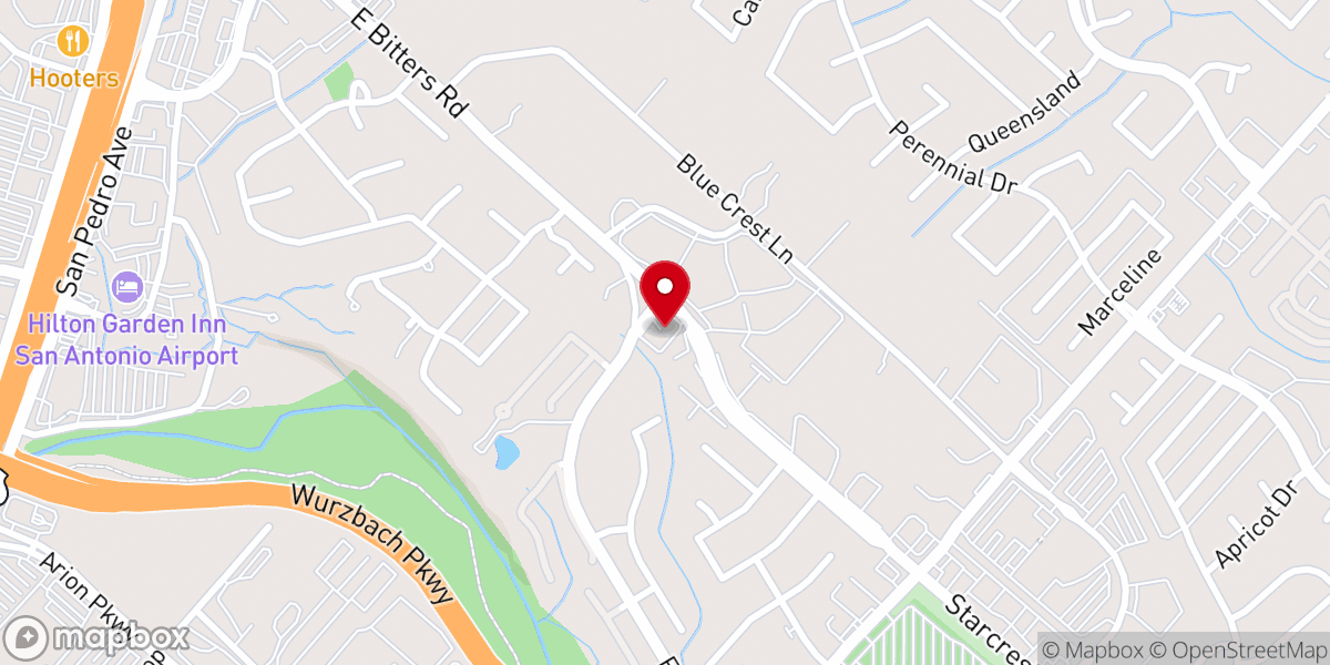 Map showing location of Iglesia Gracia Y Verdad San Antonio