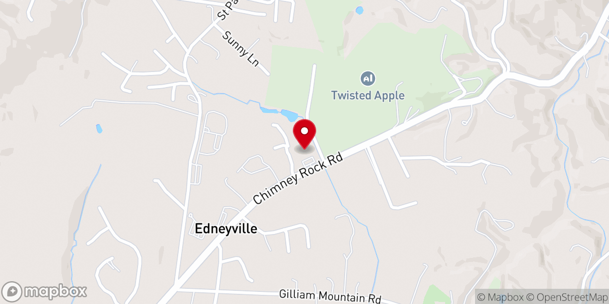 Map showing location of Carolina Hispanic Baptist Church