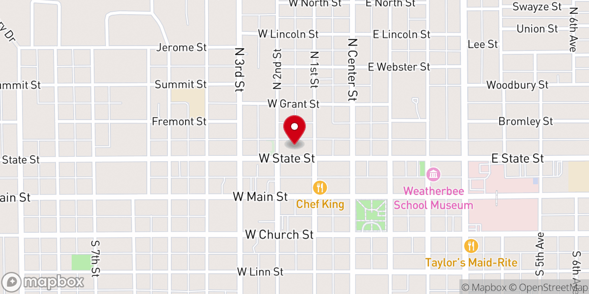 Map showing location of The Salvation Army of Marshalltown