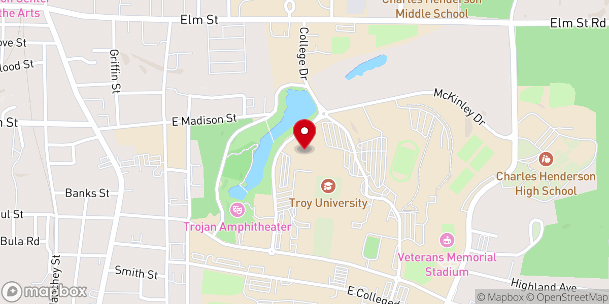 Map showing location of Carrs Chapel