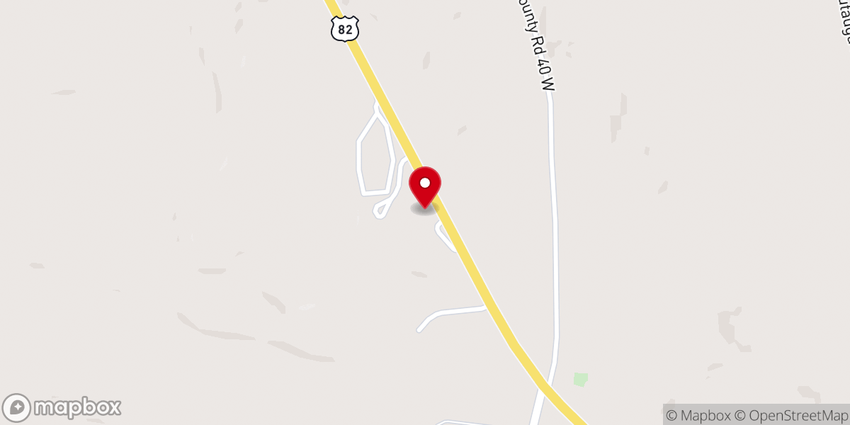 Map showing location of Peace Baptist Church