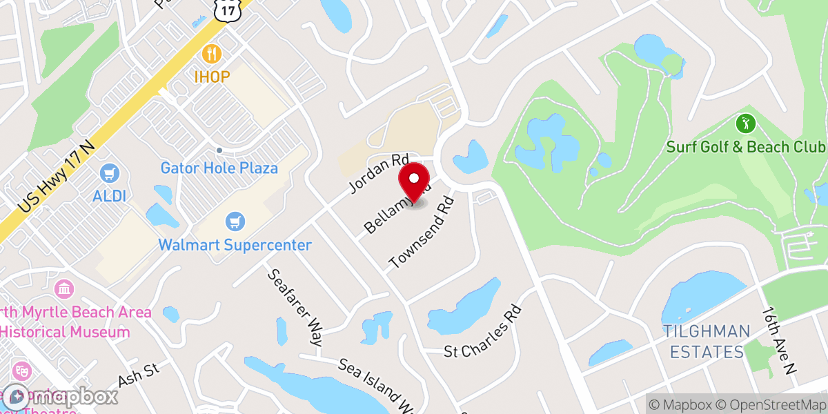 Map showing location of St Stephen's Episcopal Church