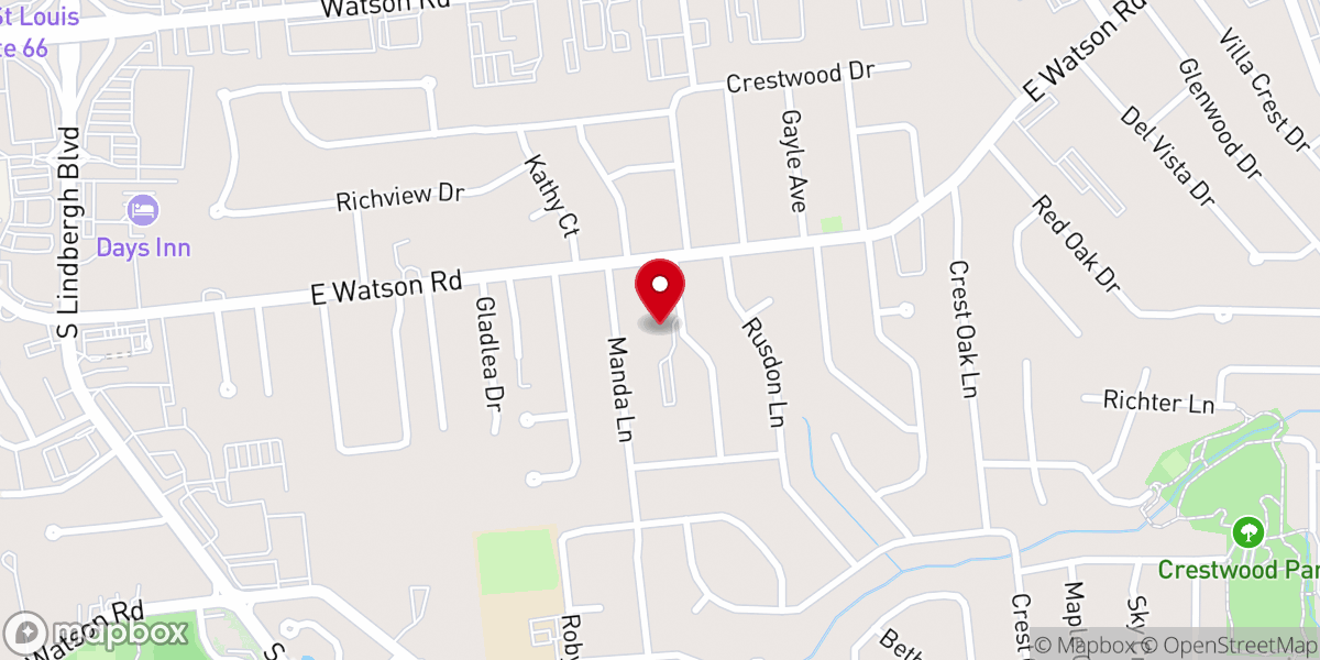 Map showing location of Sovereign Grace Presbyterian Church