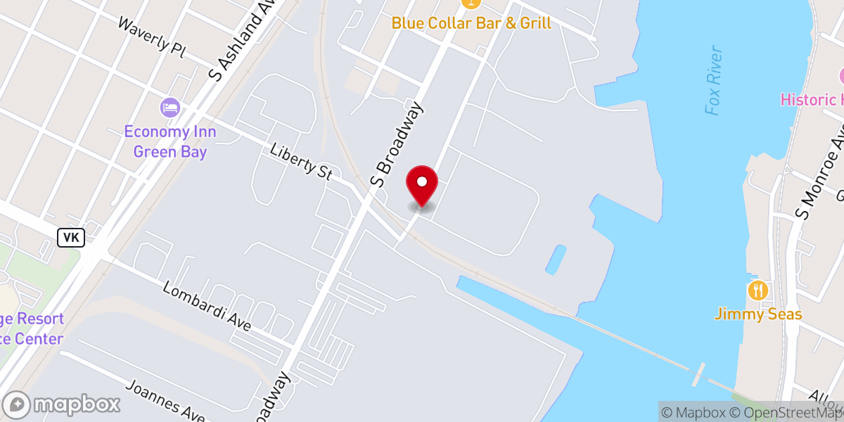 Map showing location of West Point Road Church of Christ