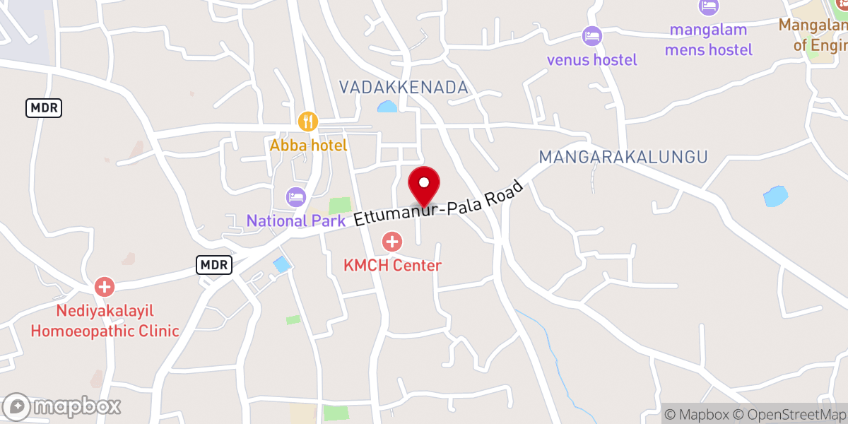Map showing location of Ecclessia Gospel Fellowship